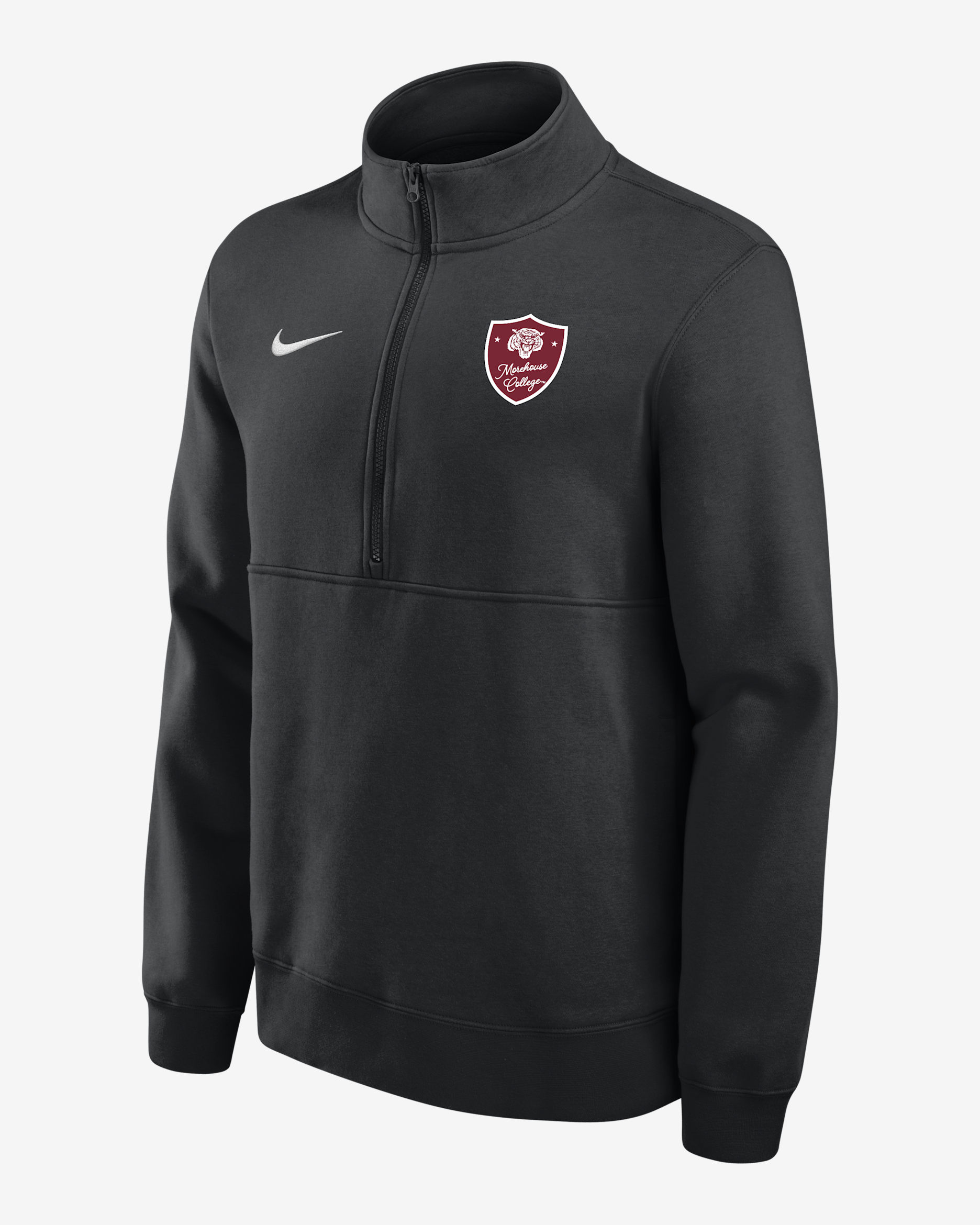 Nike College Club Fleece (Morehouse College) Men's 1/4 Zip Top